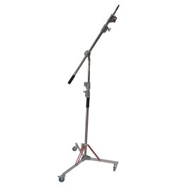سه پایه بوم C-Stand چرخدار استیل