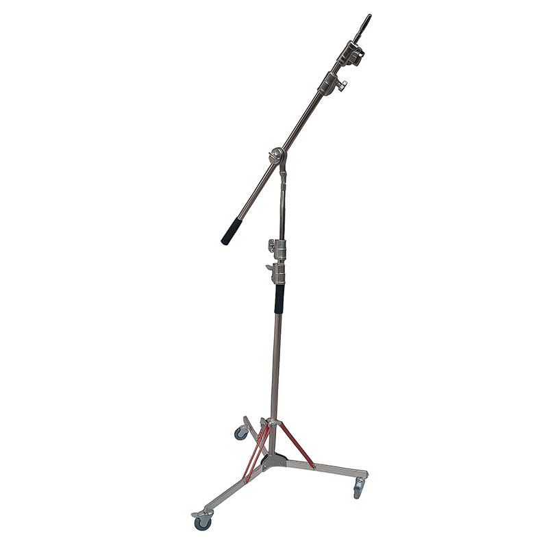 سه پایه بوم C-Stand چرخدار استیل